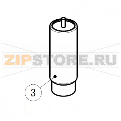 Foot Tecnoinox CP70E7 Foot Tecnoinox CP70E7Запчасть на деталировке под номером: 3Название запчасти Tecnoinox на английском языке: Foot Tecnoinox CP70E7