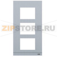 Рамка для станции аудиовызова, 1/3, алюминий ABB 2TMA200160A0013