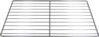 GRILL CHROME-PLATED 600x400x13 mm