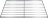 GRILL CHROME-PLATED 600x400x13 mm