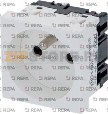 РОЗЕТКА 2P+T 16A (ФРАНЦИЯ) RATIONAL 40.01.409P 