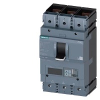 circuit breaker 3VA2 IEC frame 400 breaking capacity class L Icu=150kA @ 415V 3-pole, line protection ETU860, LSIG, In=250A overload protection Ir=100A...250A short-circuit protection Isd=0.6..10x In, Ii=1.5..12x In N conductor protection optionally with
