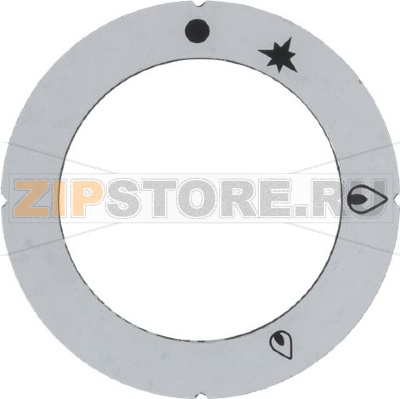 САМОКЛЕЯЩИЙСЯ ДИСК С ПИЛОТНЫМ СИМВОЛОМ 