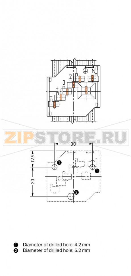 Conductor support, cover; 5-pole; 2,50 mm; white Wago 267-435 ?Универсальная модульная система соединения, от 5 до 11 контактовВозможность расширения системы в будущемКомпактный дизайн...