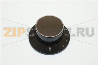 MANOPOLA TERMOSTATO AP10 NERA NEUTRA SCA 