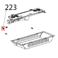 Dado 3/8", gas femm 22x7, ottone OT58 Unox XBC 815G