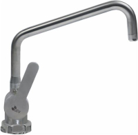 MIXER TAP 1-HOLE ST./STEEL