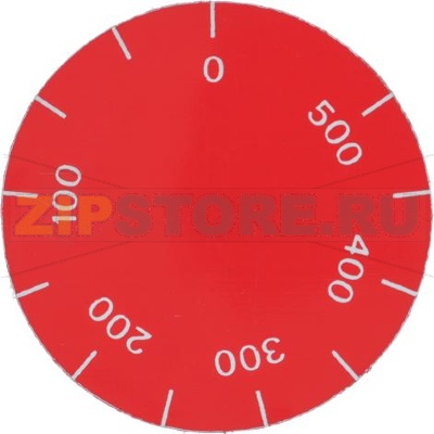 КРАСНЫЙ РАЗМЕТОЧН.ДИСК ДЛЯ РУЧКИ0÷500°C 