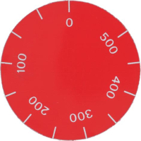 КРАСНЫЙ РАЗМЕТОЧН.ДИСК ДЛЯ РУЧКИ0÷500°C