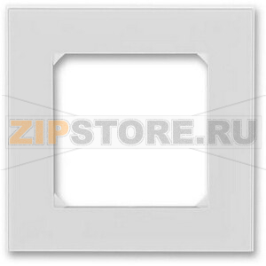 Рамка одноместная, серая/белая ABB 2CHH015010A6016 