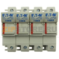 Держатель предохранителя, 50 A, AC 690 В, 14x51 мм, 1P + N, IEC Eaton 1P+N 14x51 Neon Indicator F