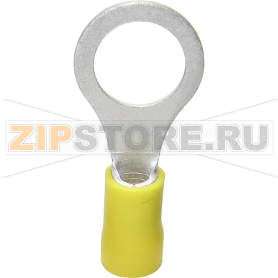 Наконечник кольцевой 6 мм², Ø: 13 мм, желтый, 1 шт TRU Components 1582977 