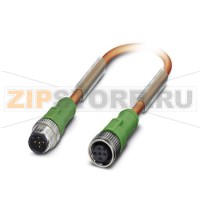 Кабель для датчика / исполнительного элемента Phoenix Contact SAC-5P-M12MS/ 1,5-PUR/M12FS VW