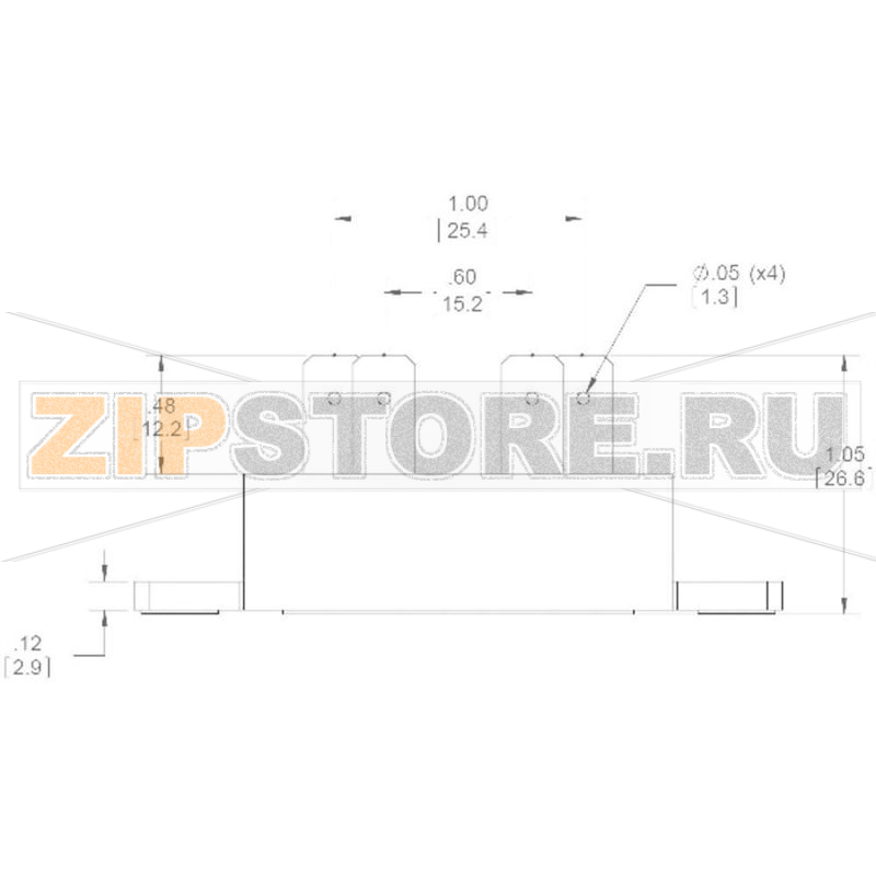 Реле твердотельное 18 А, 280 В/AC, 1 шт Crydom EZ240D18 