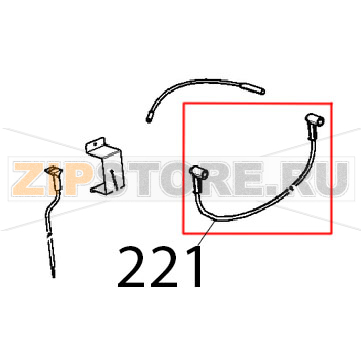 Cavo fida ponte HV L=300 Unox XBC 615EG Cavo fida ponte HV L=300 Unox XBC 615EGЗапчасть на деталировке под номером: 221