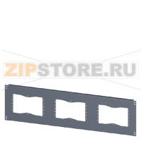 SIVACON, base, with cutouts for flanges, IPXX, T: 400 mm, W: 1000 mm, zinc-plated Siemens 8MF1004-2UB52-0