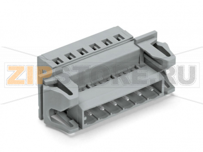 MCS MIDI Classic 1-проводная вилка; Защелкивающийся фланец; 2,5 мм?; Шаг контактов 5 мм; 12-пол.; 2,50 mm?; серые Wago 231-612/114-000 