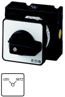 Переключатель, контакты: 4, 32 A, панель: USV-NETZ, 90°, с фиксацией Eaton T3-2-15542/EZ