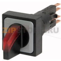 Головка переключателя, пластик, черная: 1 шт Eaton Q25LWK3R1-RT/WB