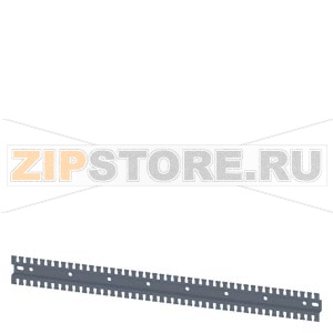 SIVACON, mounting rail, serrated, U- shape L: 800 mm, zinc-plated Siemens 8MF1080-2HC03-0 