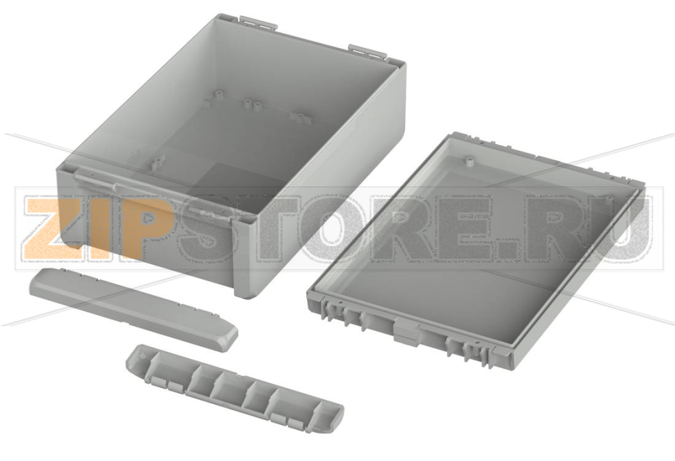 Корпус, 271x170x90 мм, поликарбонат UL 94 V0, одноцветный Bopla B 261709 PC-V0 7035 