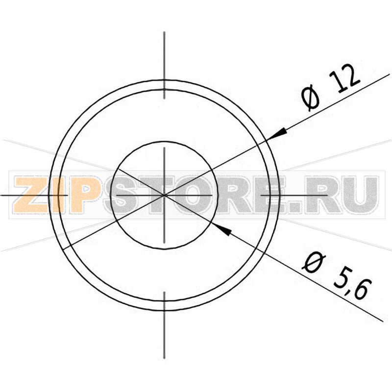 Модуль лазерный, красный, 5 МВт Picotronic LD650-5-3(12x32)45 