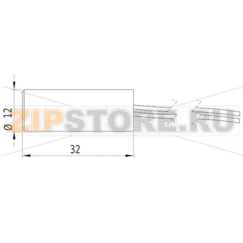 Модуль лазерный, красный, 5 МВт Picotronic LD650-5-3(12x32)45 