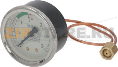PRESSURE GAUGE FOR BOILER ø 52mm 0÷3 bar 