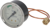 PRESSURE GAUGE FOR BOILER ø 52mm 0÷3 bar