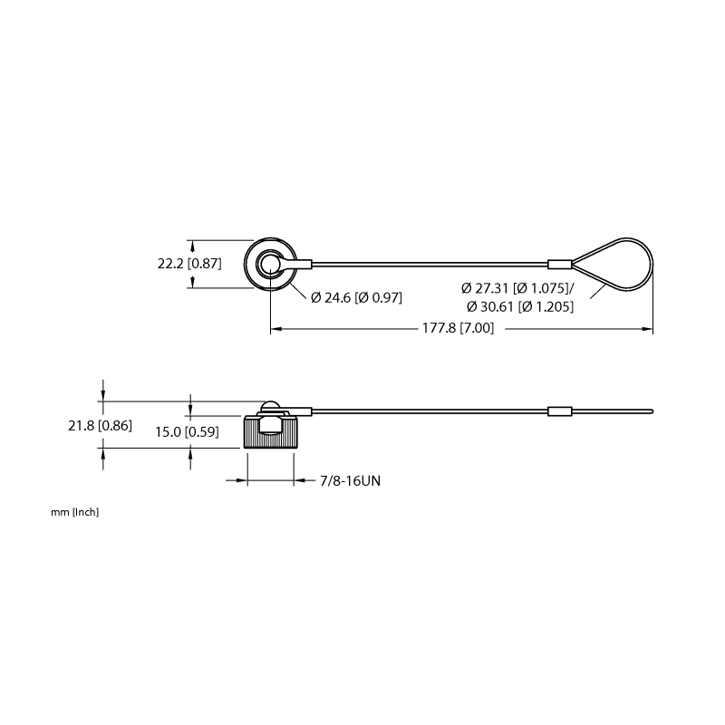 Колпачок защитный 7/8 Turck RKM-CC 