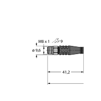 Кабель PVC Turck PSGV4M-2/TEL