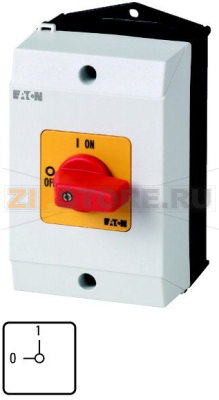 Переключатель вкл/выкл, T0, 20 A, 1 модуль, 1-полюсный Eaton T0-1-8200/I1-RT 