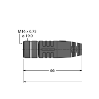 Кабель Turck BKM14-E03-5/S90