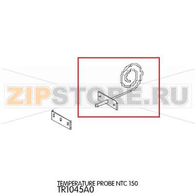 Temperature probe NTC 150 Unox XVC 304 Temperature probe NTC 150 Unox XVC 304Запчасть на деталировке под номером: 54Название запчасти на английском языке: Temperature probe NTC 150 Unox XVC 304