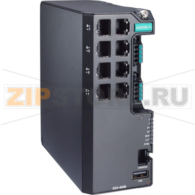 Коммутатор управляемый MOXA EDS-4008-HV 