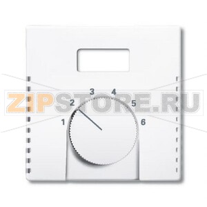 Накладка для терморегулятора, белый бархат ABB 2CKA001710A3883 