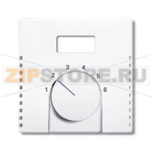 Накладка для терморегулятора, белый бархат ABB 2CKA001710A3883 