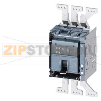 draw-out molded case circuit breaker w. handle with guide frame and PSS frame 1600; 4AUX and trip alarm switch S24; Icu "C" Icu=110kA @ 415V, 3-pole ETU350, LSI, In=1250A rotary coding switch Ir=500...1250A Isd=1...10xIn, Ii=1.5...15xIn N conductor protec