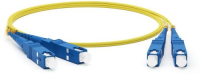 Hyperline FC-D2-9-SC/UR-SC/UR-H-3M-LSZH-YL Патч-корд волоконно-оптический (шнур) SM 9/125 (OS2), SC/UPC-SC/UPC, 2.0 мм, duplex, LSZH, 3 м