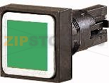 Кнопка, зеленая, без фиксации Eaton Q18D-GN 