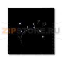 Накладка для терморегулятора, чёрный бархат ABB 2CKA001710A3909