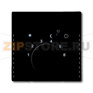 Накладка для терморегулятора, чёрный бархат ABB 2CKA001710A3909 