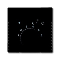 Накладка для терморегулятора, чёрный бархат ABB 2CKA001710A3909