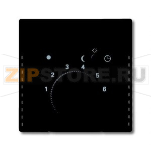 Накладка для терморегулятора, чёрный бархат ABB 2CKA001710A3909 