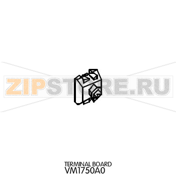 Terminal board Unox XVC 055 Terminal board Unox XVC 055Запчасть на деталировке под номером: 82Название запчасти на английском языке: Terminal board Unox XVC 055