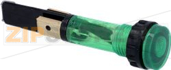 INDICATOR LAMP GREEN 250V 