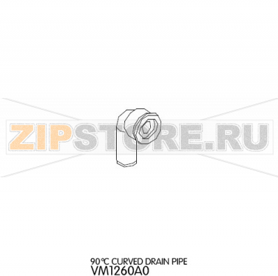 90°C curved drain pipe Unox XVC 105 90°C curved drain pipe Unox XVC 105Запчасть на деталировке под номером: 64Название запчасти на английском языке: 90°C curved drain pipe Unox XVC 105