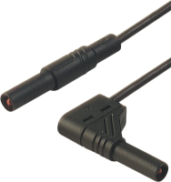 Провод испытательный 0.5 м, 16 A, 1000 В/AC/DC, черный Hirschmann 934180100