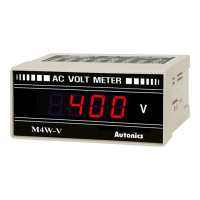Вольтметр цифровой, 3 разряда Autonics M4W-AVR-6
