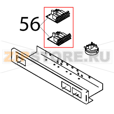 Timer multifunzione ELH Teikos TS820 Timer multifunzione ELH Teikos TS820Запчасть на деталировке под номером: 56
